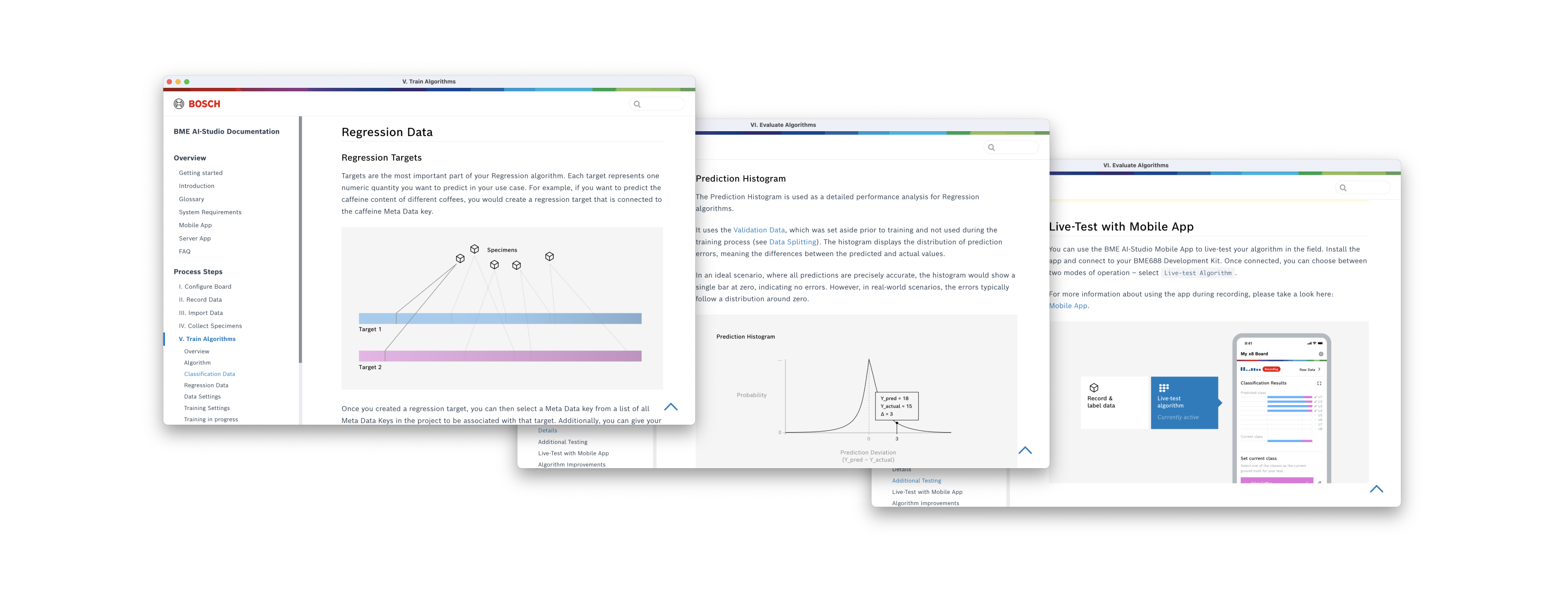screenshots form the user documentation of AI-Studio Desktop